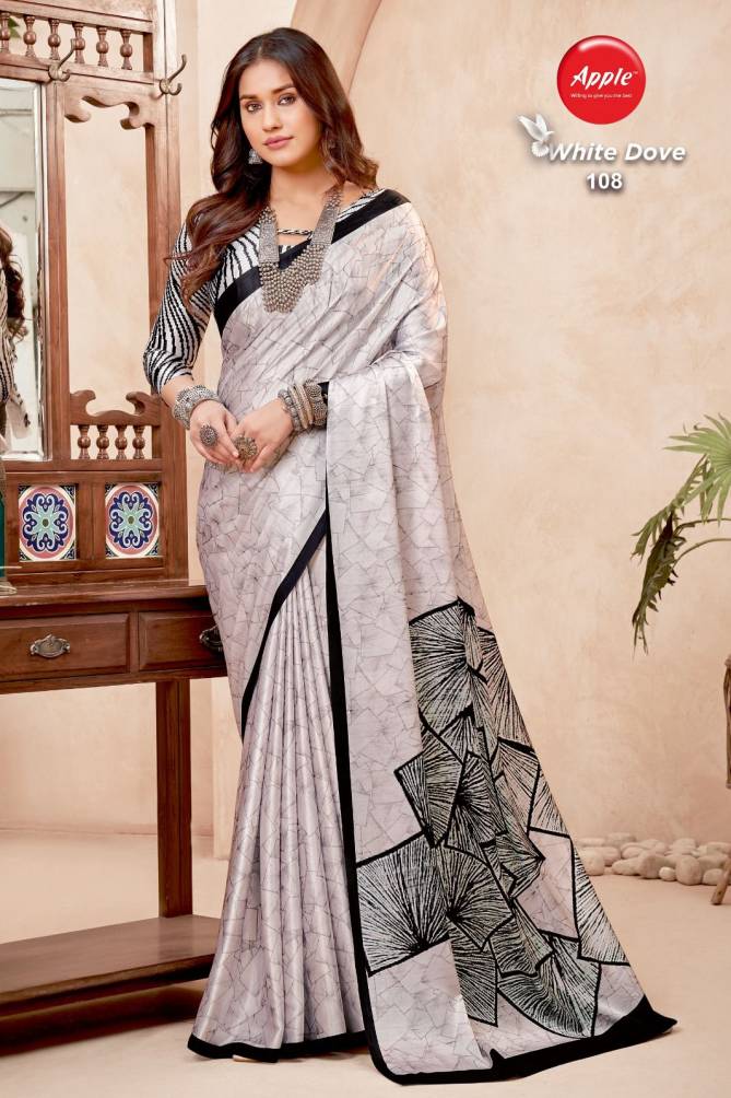 White Dove Vol 1 By Apple Daily Wear Sarees Catalog